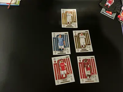 UEFA Champions League 2023/24 Player Trading Cards - Set of 5