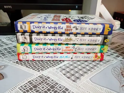 Diary of a wimpy kid book books 16-19 (JEFF KINNEY)