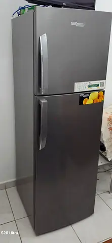 Super General Double Door Refrigerator Silver