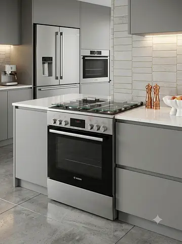 Bosch 60x60cm Gas Cooker with Electric Oven – Premium Kitchen Appliance