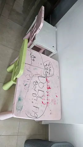 Plastic kids tables with two chairs