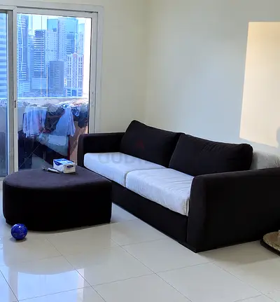 3-seater sofa with ottoman - good condition