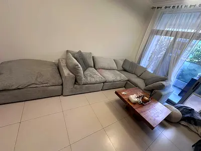 Perfect Condition Pan Home pianca feather 🪶 filled Sofa without footstool