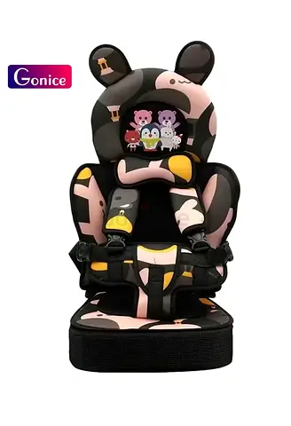 Gonice Kids Car Seat / Booster with 5-Point Harness - Cute Camouflage Design
