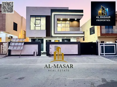 فيلا مودرن بالياسمين عجمان تشطيب سوبر ديلوكس تملك حر لجميع الجنسيات