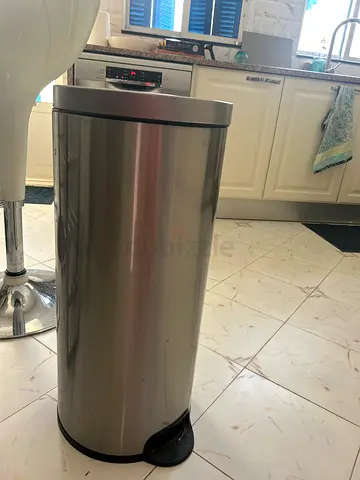 Stainless Steel Tall Pedal Bin - Used, Good Condition