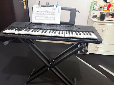 Casio Electronic Keyboard with Stand - 61 Keys, Good Working Condition