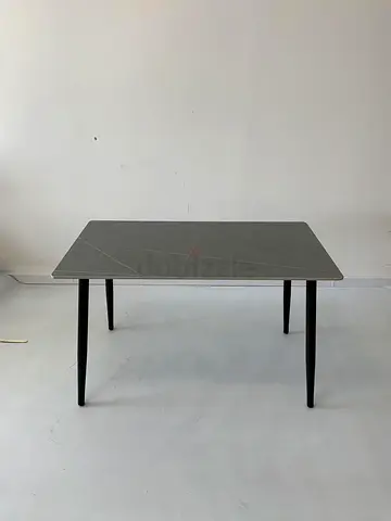 Modern rectangular dining table without chair