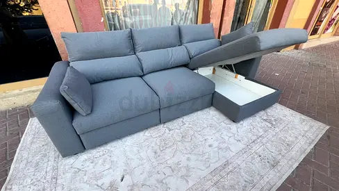 IKEA Esklstuna L shape Sofa Bed Dark Gray