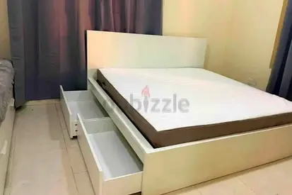Ikea Queen size bed with mattress and storage drawers
