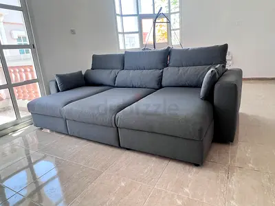 IKEA Esklstuna L shape Sofa bed Dark Gray