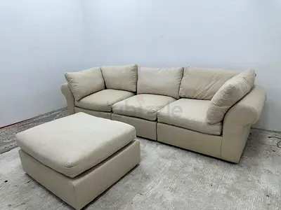 As perfect condition pottery barn sofa