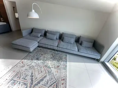 Excellent condition IKEA Sodhremn L Shape Sofa Light gray color