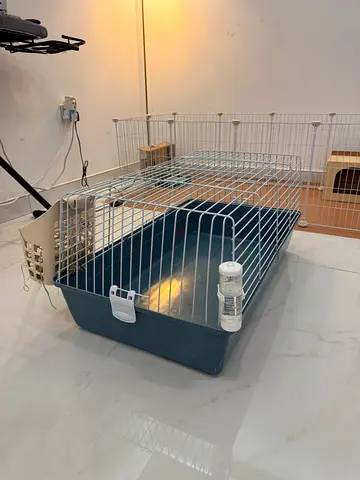 RABBIT / HAMSTER CAGE (NEW) AND ACCESSORIES