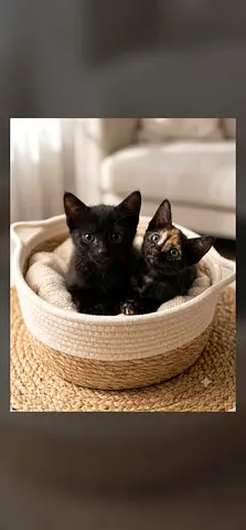 3-month-old tortoiseshell kitten looking for a loving home free for adoption Vet checked healthy