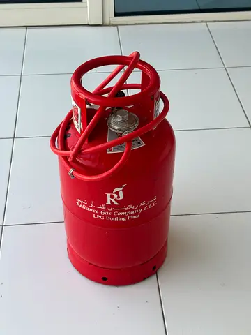 Empty LPG gas cylinder