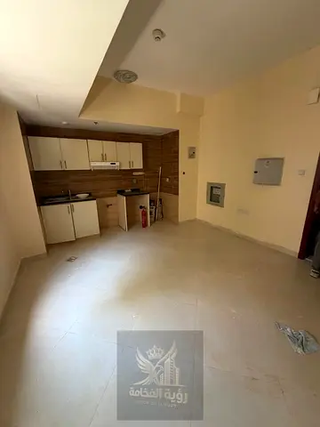 A studio apartment is available for annual rent in Al Khan, in a convenient location close to various essential services and facilities. It is a suita