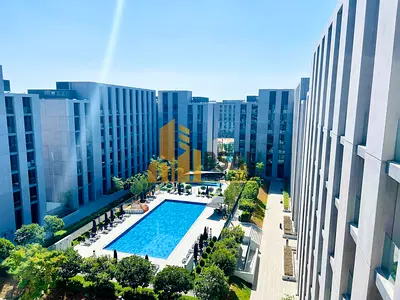 Pool view Luxurious 1Bhk 2 Baths with Balcony in Aljada