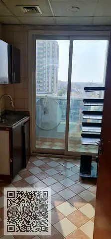 Two-bedroom apartment with a living room in Garden City Towers; area of ​​1,073 sq. ft. Includes a