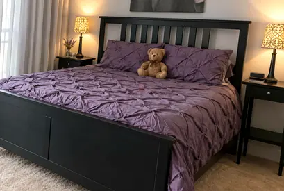 Pure Wood King bed set.