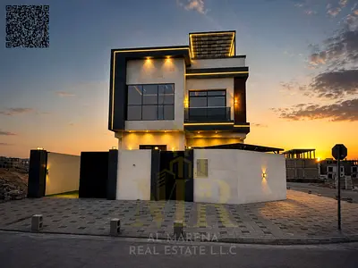 High-end corner villa in Al Helio 2 | Two floors plus roof + 6 rooms | Offer includes registration, electricity, and water fees.