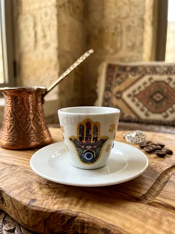 One Set of espresso cup with saucer