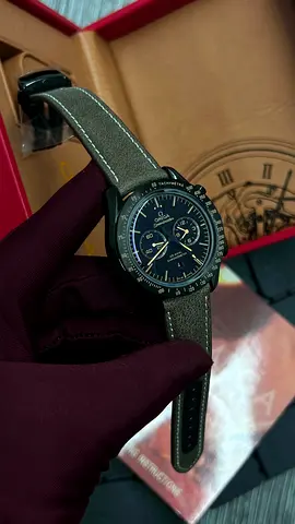 Omega Speedmaster Dark Dial Chronograph – Luxury Watch
