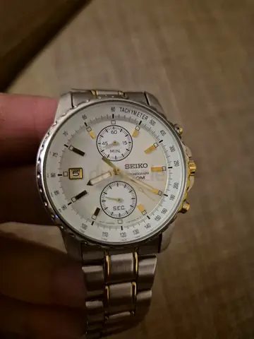 Seiko Chronograph 100M Two Tone Men's Watch