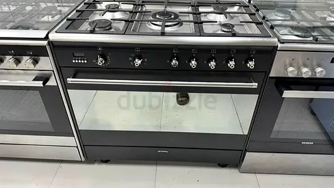 Smeg 90cm Gas Range Cooker with Oven - Stainless Steel