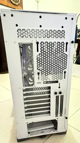 White Mid-Tower ATX PC Case Side Panel