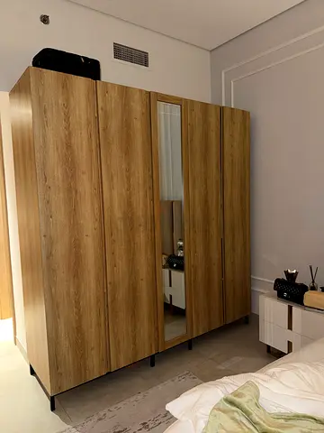 Home center Anders 5-Door Wardrobe with Mirror — brand new, perfect Condition