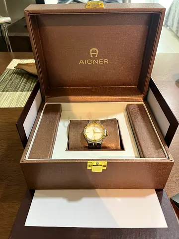 Aigner Two-tone stainless steel women's watch Like new!