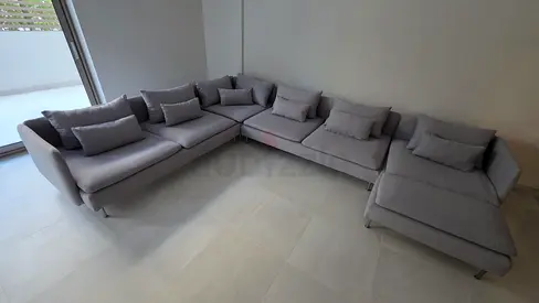 Ikea soderhamn u shape sofa