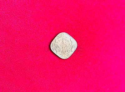 BRITISH INDIA 1/2 ANNA COIN YEAR 1946