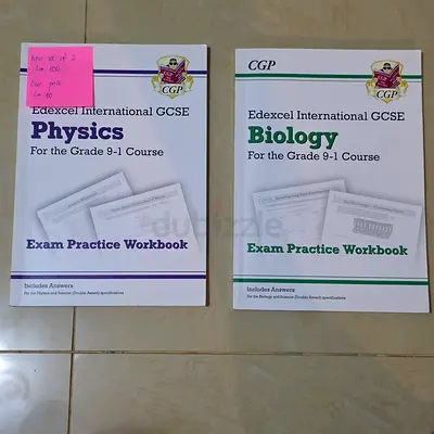 CGP Edexcel IGCSE Exam Practice Workbooks – Physics & Biology (Bundle)