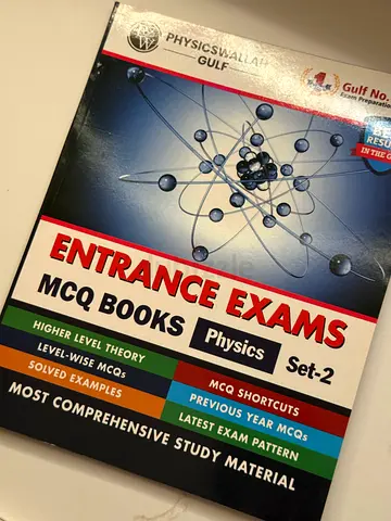Entrance Exams MCQ Books Physics Set-2 (Higher Level Theory, Solved Examples)