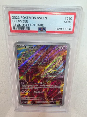 PSA 9 Drowzee #210 Illustration Rare  - 2023 Pokemon Scarlet & Violet - MINT