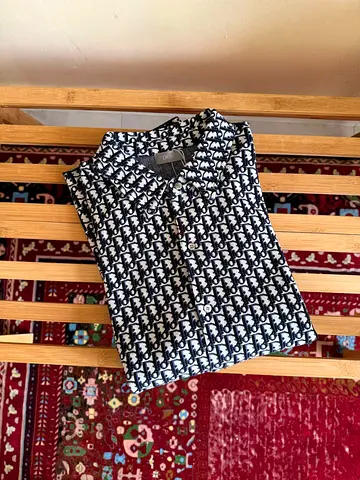 Dior Black & White Shirt (SUPER MASTER QUALITY)