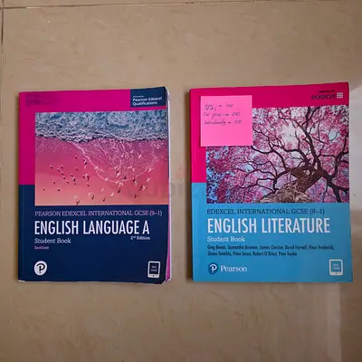 Pearson Edexcel IGCSE English Language A & English Literature Student Books (Bundle)