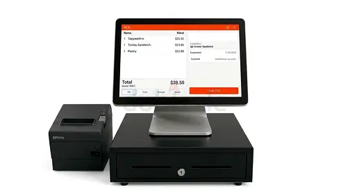 Complete POS System with Touchscreen, Receipt Printer and Cash Drawer