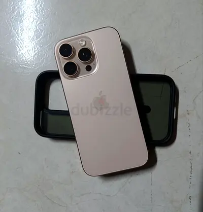 iPhone 16 Pro 256GB - Desert Titanium (Good condition) with case