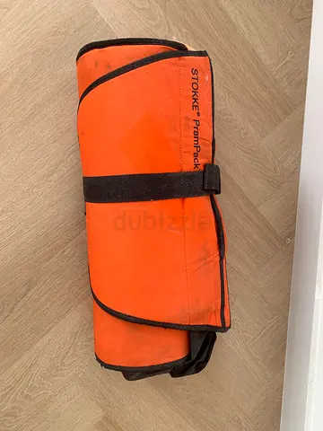 Stokke PramPack rain cover / travel cover (used, orange)