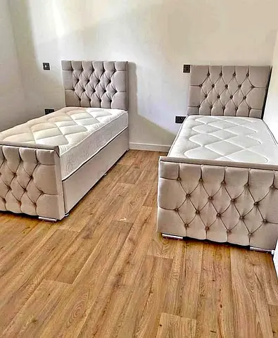 Premium Quality 90*200 Single Size Bed Frame For Sale. 2x Single Size Bed Set