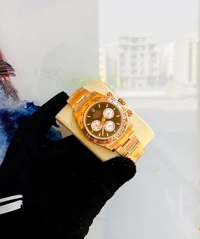 Rolex Cosmograph Daytona in super master quality swing machine 🇨🇭💥18k Everose gold featuring a st