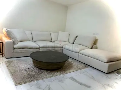 Marina home luscious Modular feather filled sofa with ottoman