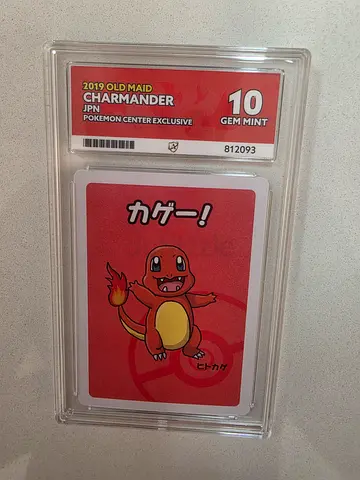 Charmander - 2019 Old Maid,  Pokémon Center Exclusive (Ace Grading  10)