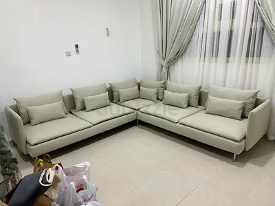 Ikea söderhamn sectional corner sofa six seater