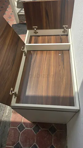 Mid size study table with two storage on the top. Medium usage