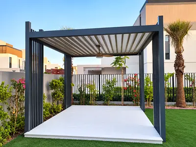 Aluminum Pergola / Outdoor Louvered Gazebo