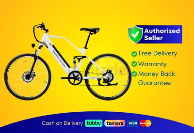 Wind Horse Urban Commuter E Bike - White, F3 | Brand New |  Warranty | FREE  Delivery